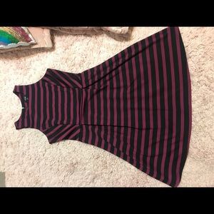 Apt. 9 striped fit and flare dress